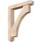 Ekena Millwork Westlake Arts and Crafts Smooth Bracket w/ Offset Brace, Douglas Fir, 5 1/2"W x 30"D x 36"H BKT0604X30X36WTL03SDF - alternate 1
